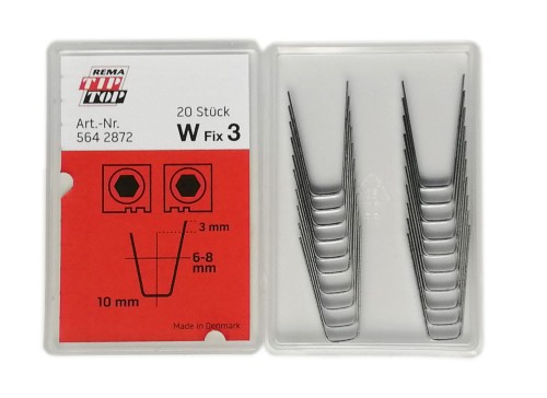 Nożyki do nacinarki bieżnika Tip-Top W-3
