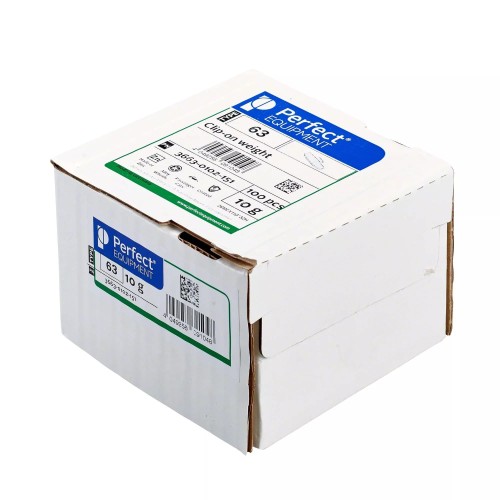 Ciężarki nabijane do felg aluminiowych Perfect Equipment typ 63 cynkowe 10g