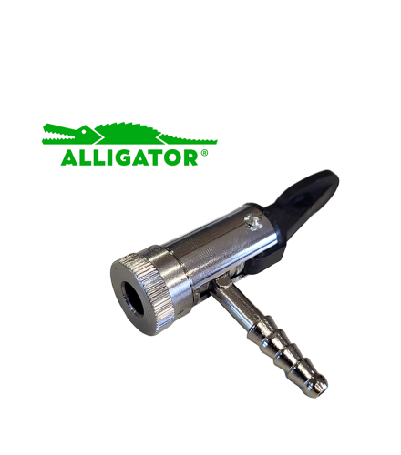 Końcówka zaciskowa do pompowania kół 8 mm Alligator 