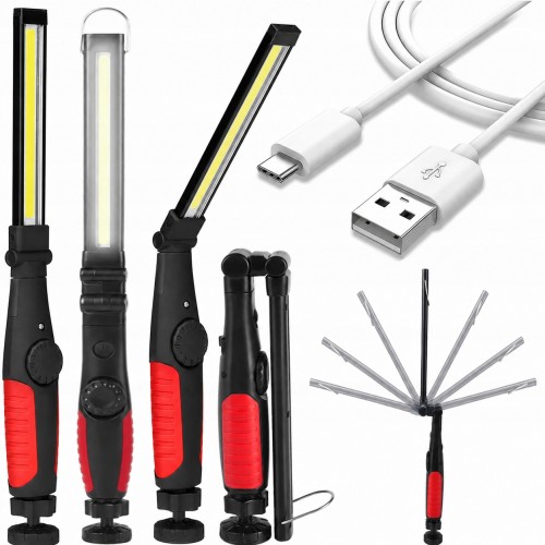 Lampka latarka warsztatowa S-590 LED ze ściemniaczem obrotowa inspekcyjna
