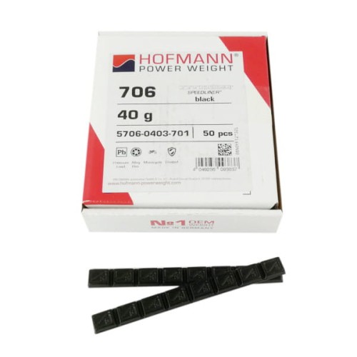 Ciężarki klejone motocykl typ Hofmann 706 Czarny