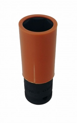 Nasadka udarowa Genius Tools 1/2'' 21mm dł 78mm ALU