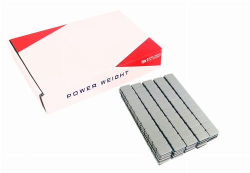 Ciężarki klejone do felg aluminiowych 12x5g Szare