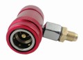 Szybkozłączka do klimatyzacji 1234yf Czerwona