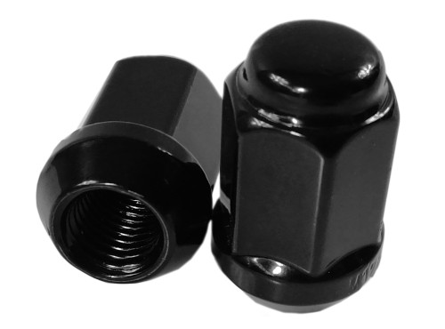 Nakrętka do kół samochodowych Pełna M12x1.50 / K19 Czarna 